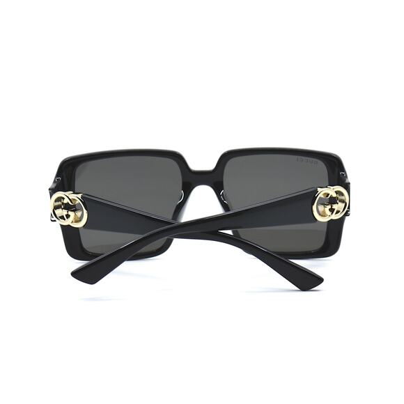 NEW Gucci GG1692SA 001 Black Frame Dark Grey Lenses 100% Authentic Sunglasses - Picture 9 of 14